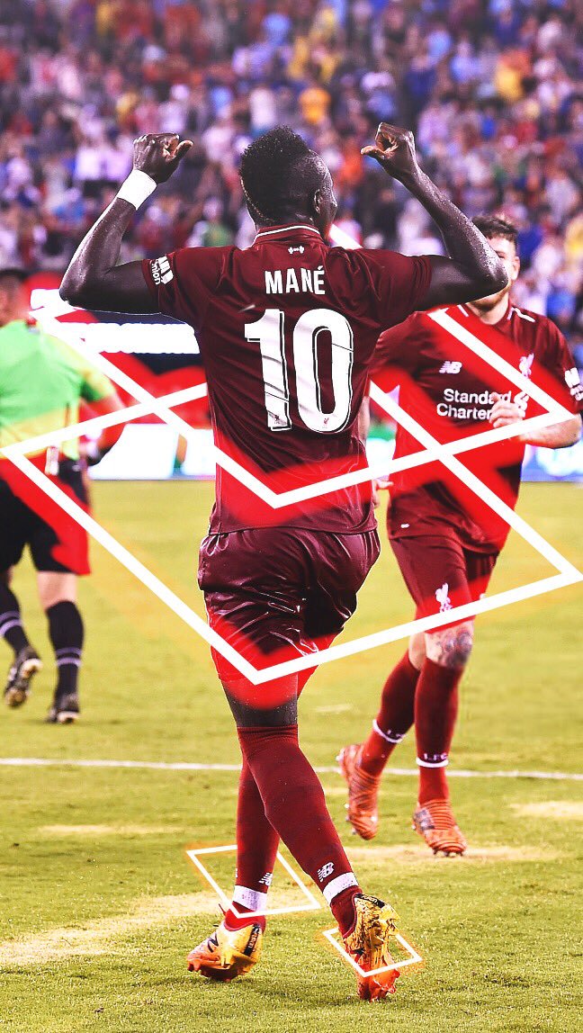 壁纸狂魔:"2019年非洲足球先生"马内第1期|利物浦|马内|懂球帝