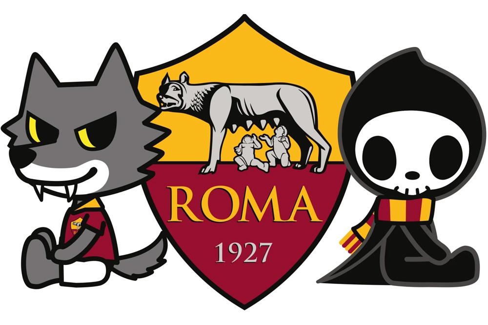 娘娘彩铅罗马吉祥物romolo拜个早年