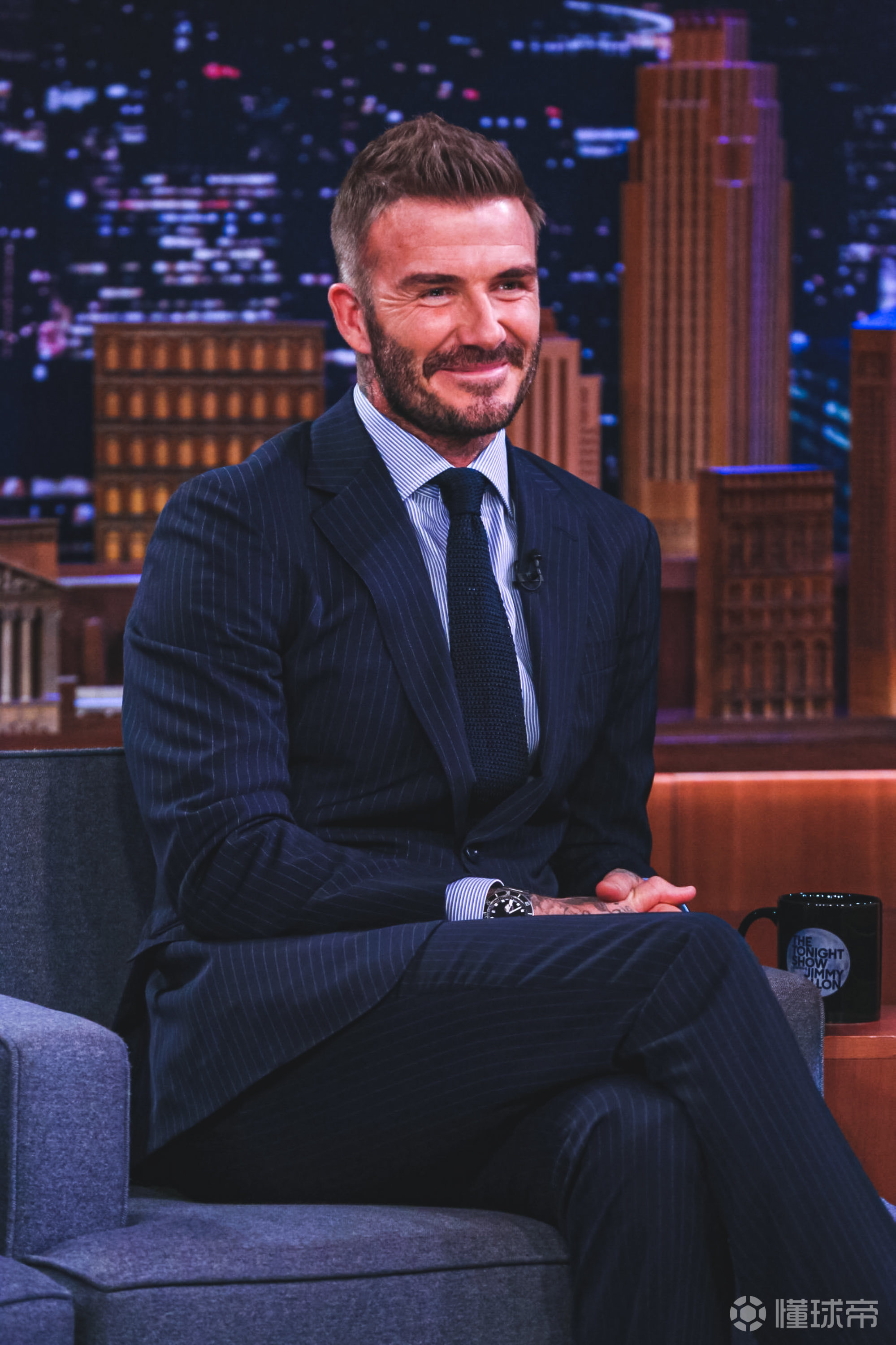 万人迷贝克汉姆做客肥伦今夜秀