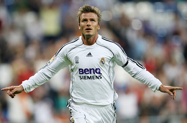 11.贝克汉姆作为皇马青训产品,古蒂从十岁开始就为皇马效力.