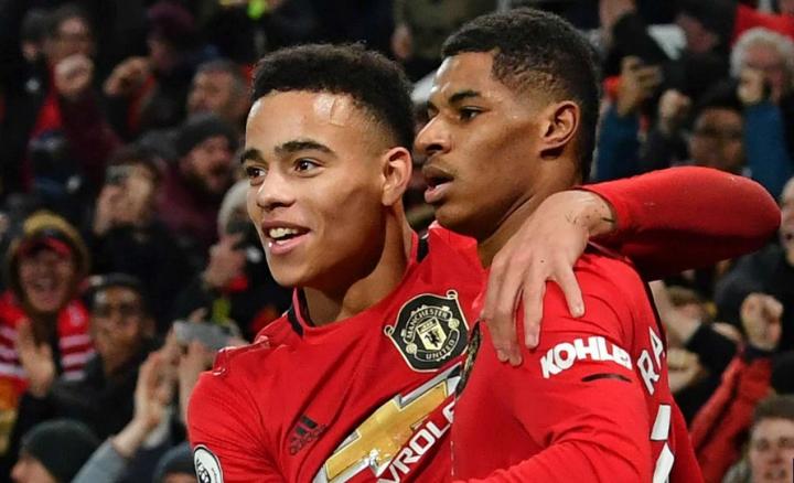 曼联青训助教格林伍德和拉什福德这对青训锋线搭档很棒