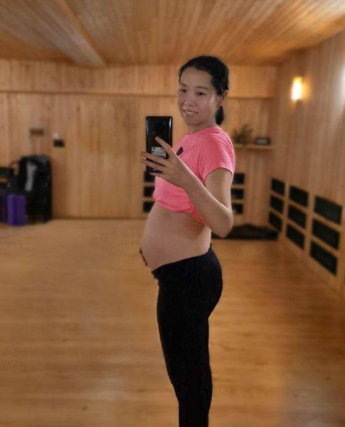 运动员怀孕大肚照图片