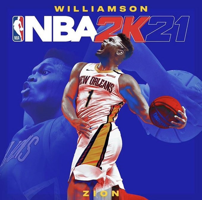 nba2k21公布最新封面球员,鹈鹕新秀锡安