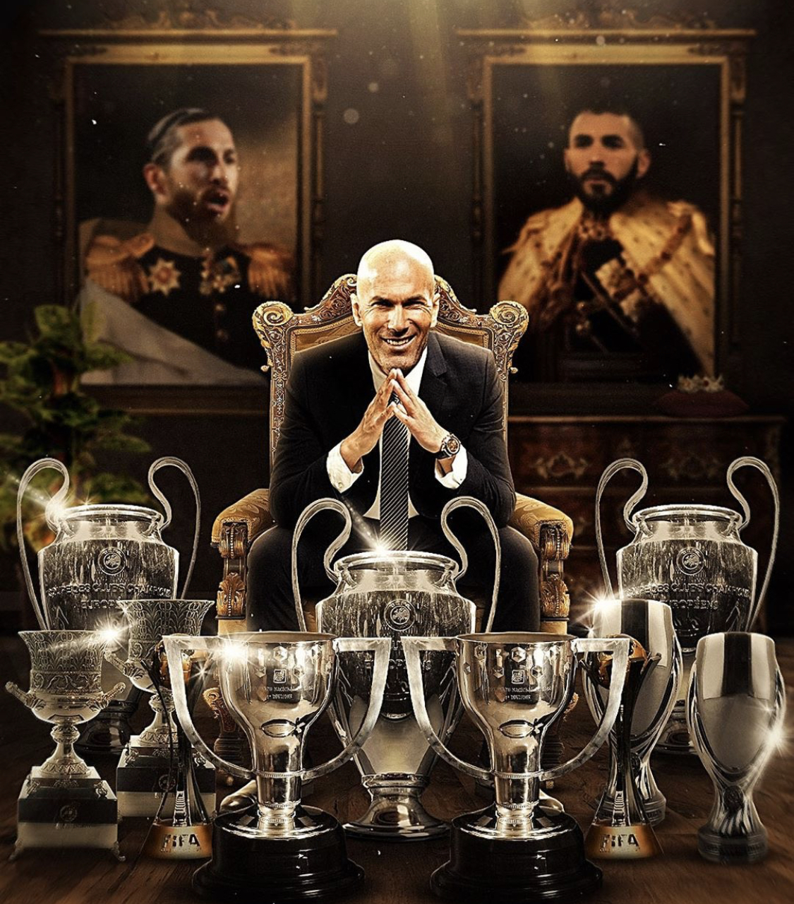 让我们看看皇马的荣誉室和奖杯名人堂球员