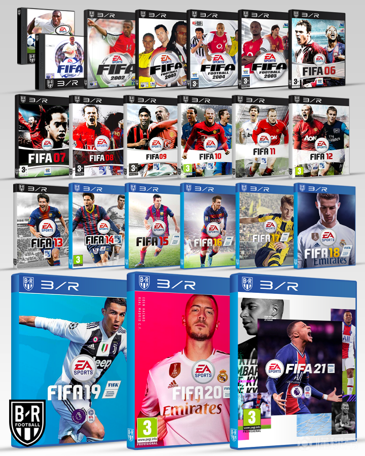 fifa游戏历代封面球员,你最中意哪一款?