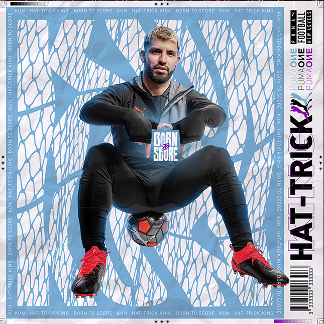 踢球侠壁纸:英超曼城阿圭罗高清全面屏壁纸第四期