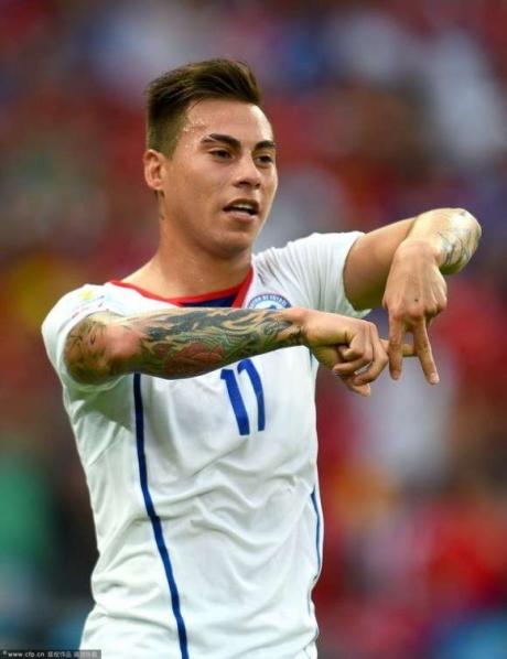 官方:米内罗竞技签下智利国脚爱德华多-巴尔加斯