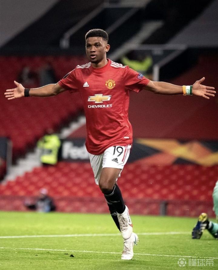 曼联的阿玛德迪亚洛好样的