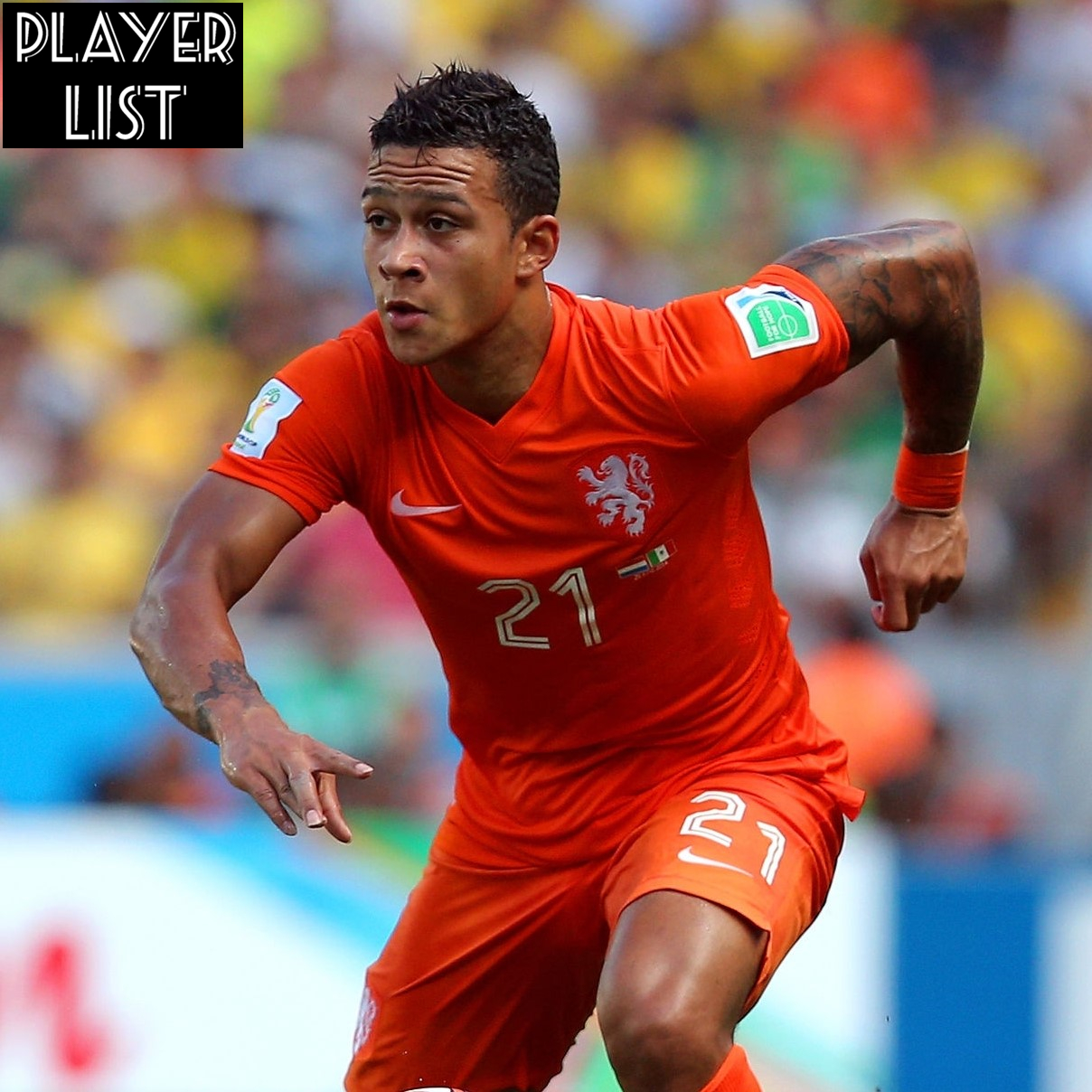 【2014世界杯的荷兰队锋线】9.范佩西(曼联).