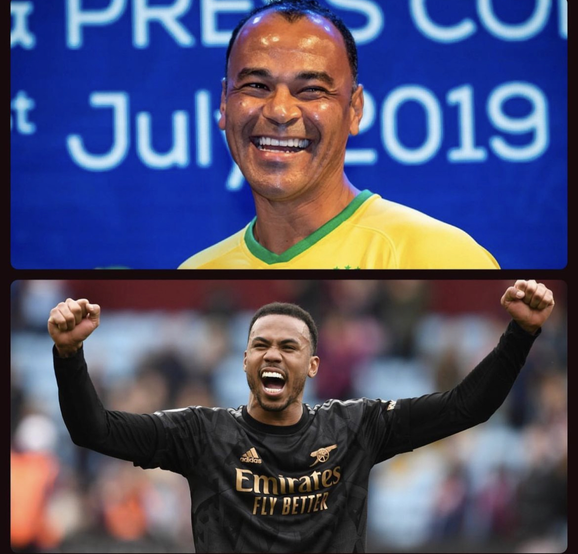 巴西传奇球员卡福鼓励了加布里埃尔不要气馁你