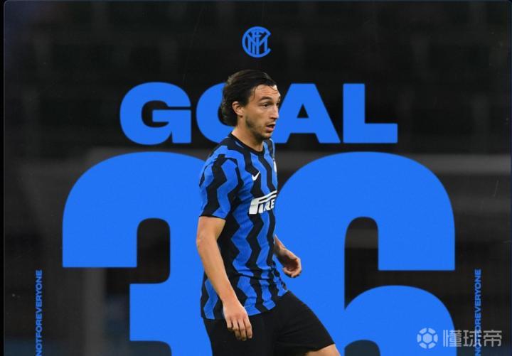 达米安首次单赛季联赛进球数超过1球|国际米兰|达米安|懂球帝