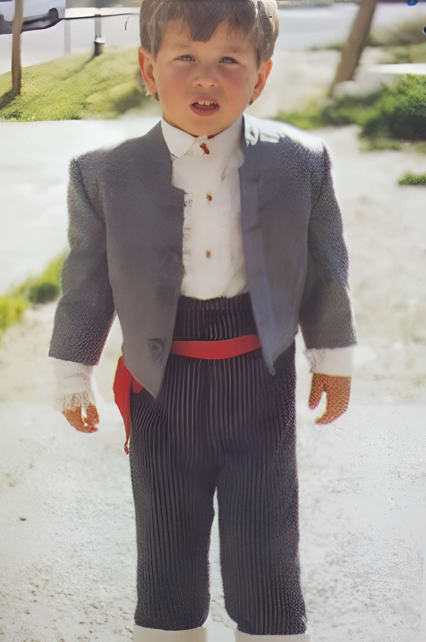 足坛时光机球星小时候拉莫斯谁当年不是一个可