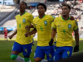 U20巴西4-1战胜突尼斯 晋级八强