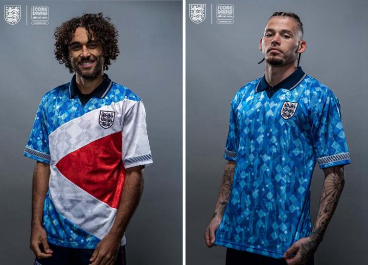 スコアドロー　イングランド　1990 ホーム&アウェイ　2枚セット スコアドロー イングランド 1990 ホーム&アウェイ 2枚セット スコア