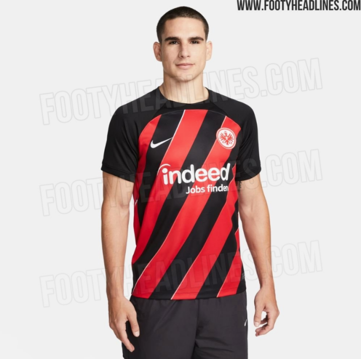 法兰克福2324赛季主客场球衣主场球衣灵感