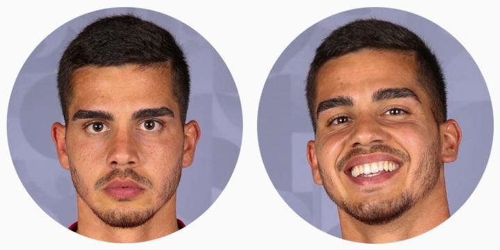 而在这张定妆照中,安德烈的胡子,特别是唇须经过了非常仔细的修剪