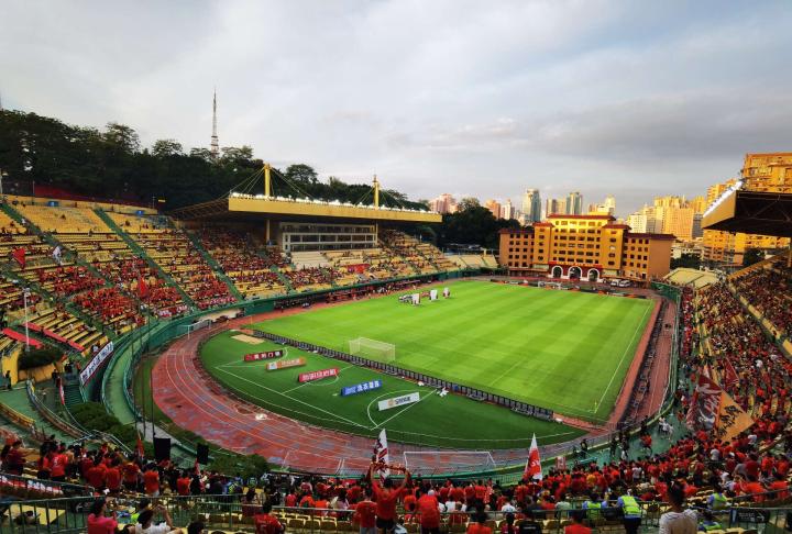 分享一下昨天的越秀山体育场