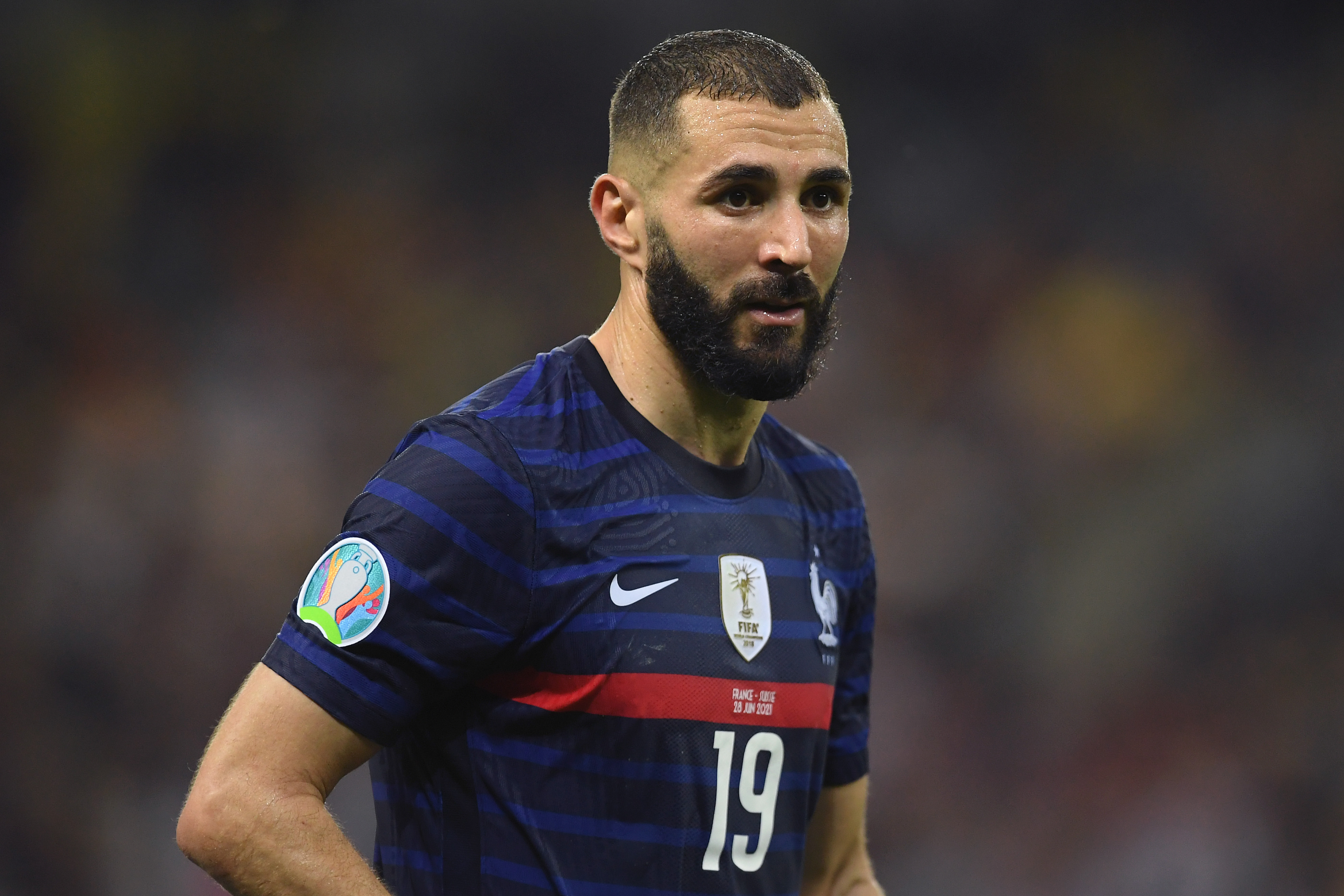 本泽马本届欧洲杯数据4粒进球8次过人2次制造得分机会