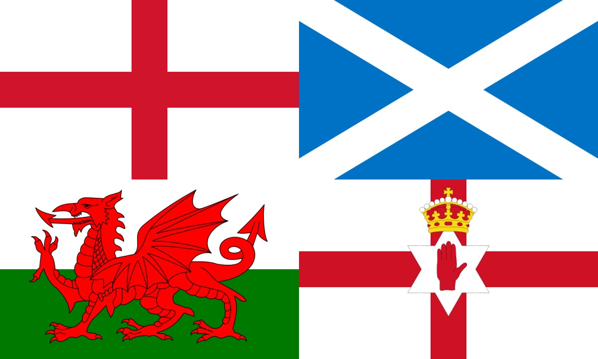英格兰,苏格兰,威尔士和北爱尔兰英格兰当然是《天佑女王》,而北