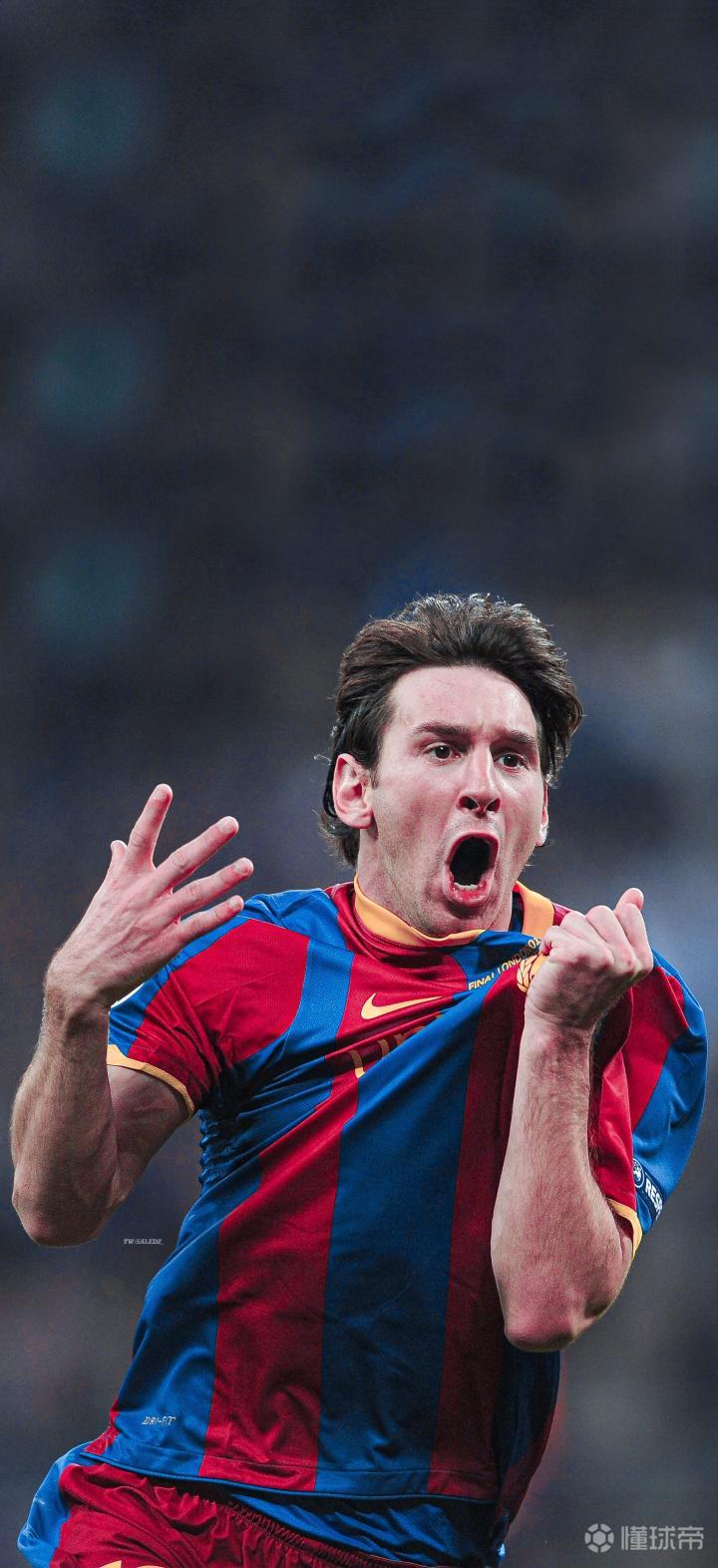 球王梅西!里奥-梅西巴萨时期壁纸 竖屏|巴塞罗那|梅西|懂球帝