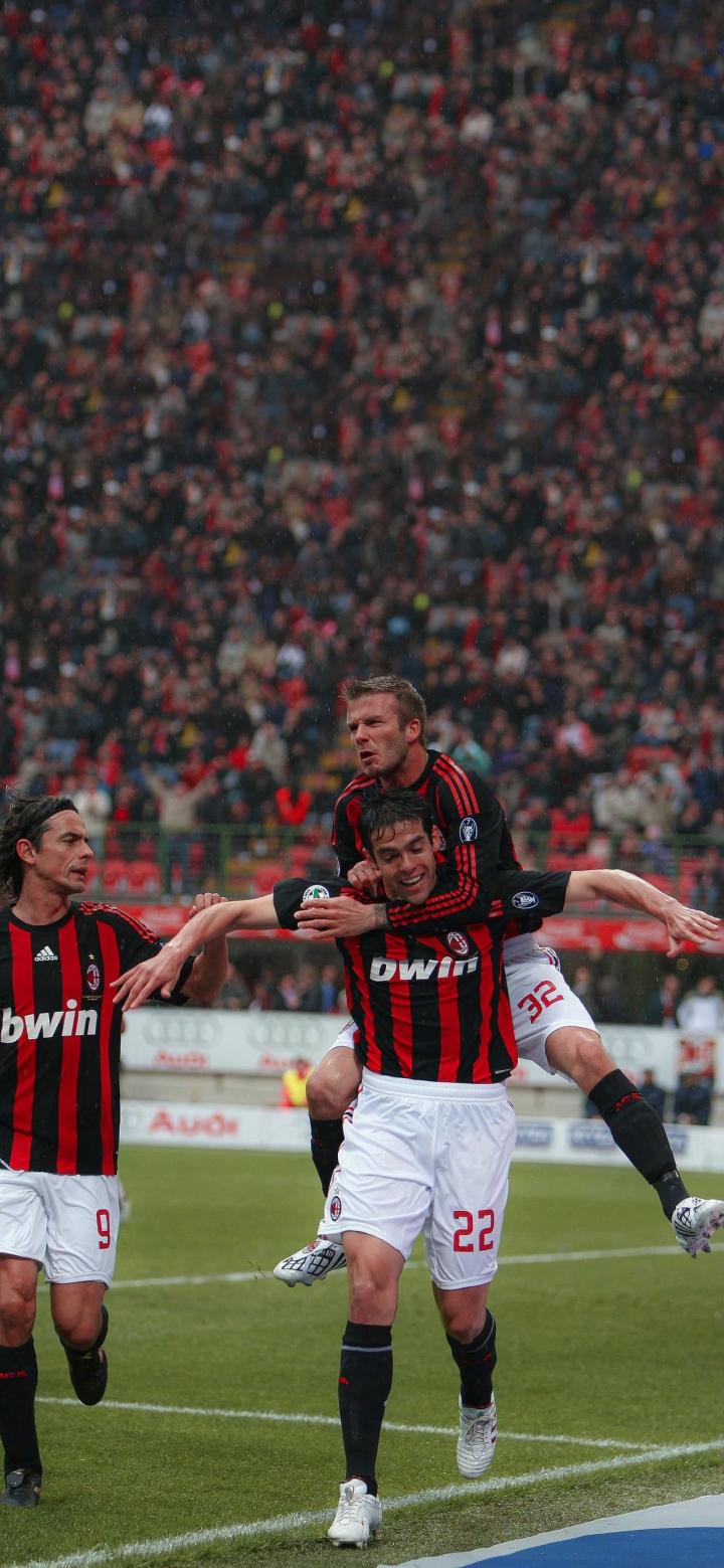 贝克汉姆壁纸ac米兰时期的贝克汉姆就压着打