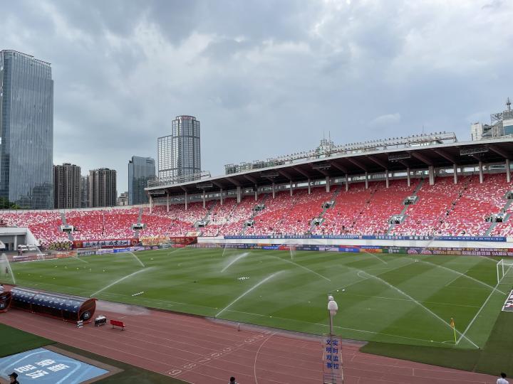 现场直击中超重启广州队迎来第一个主场比赛现在