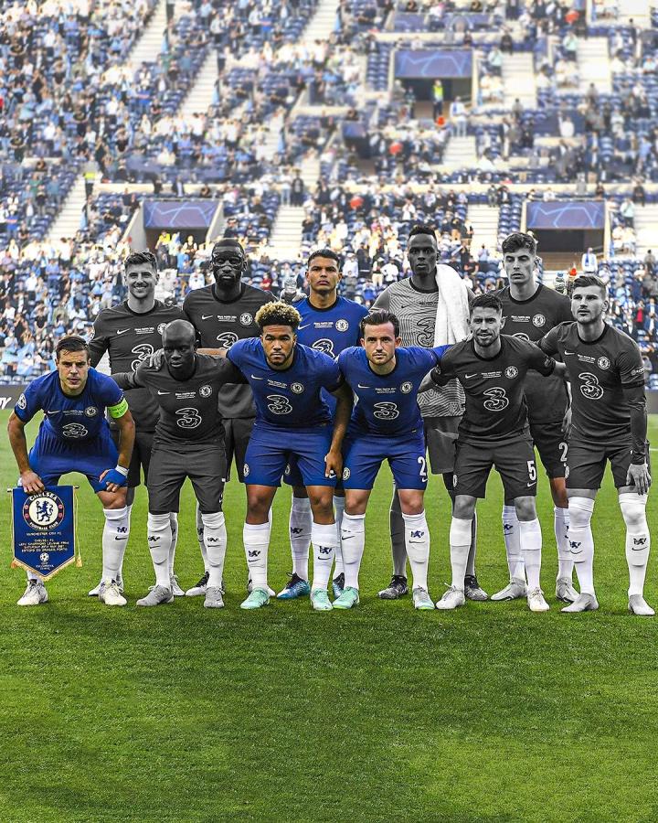 2021年欧冠决赛切尔西首发阵容目前还在阵中的