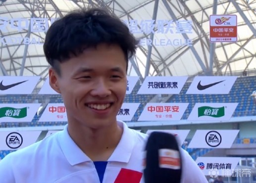 汪海健:任意球破门也要感谢徐皓阳,是他鼓励我来一脚|上海申花|徐皓阳