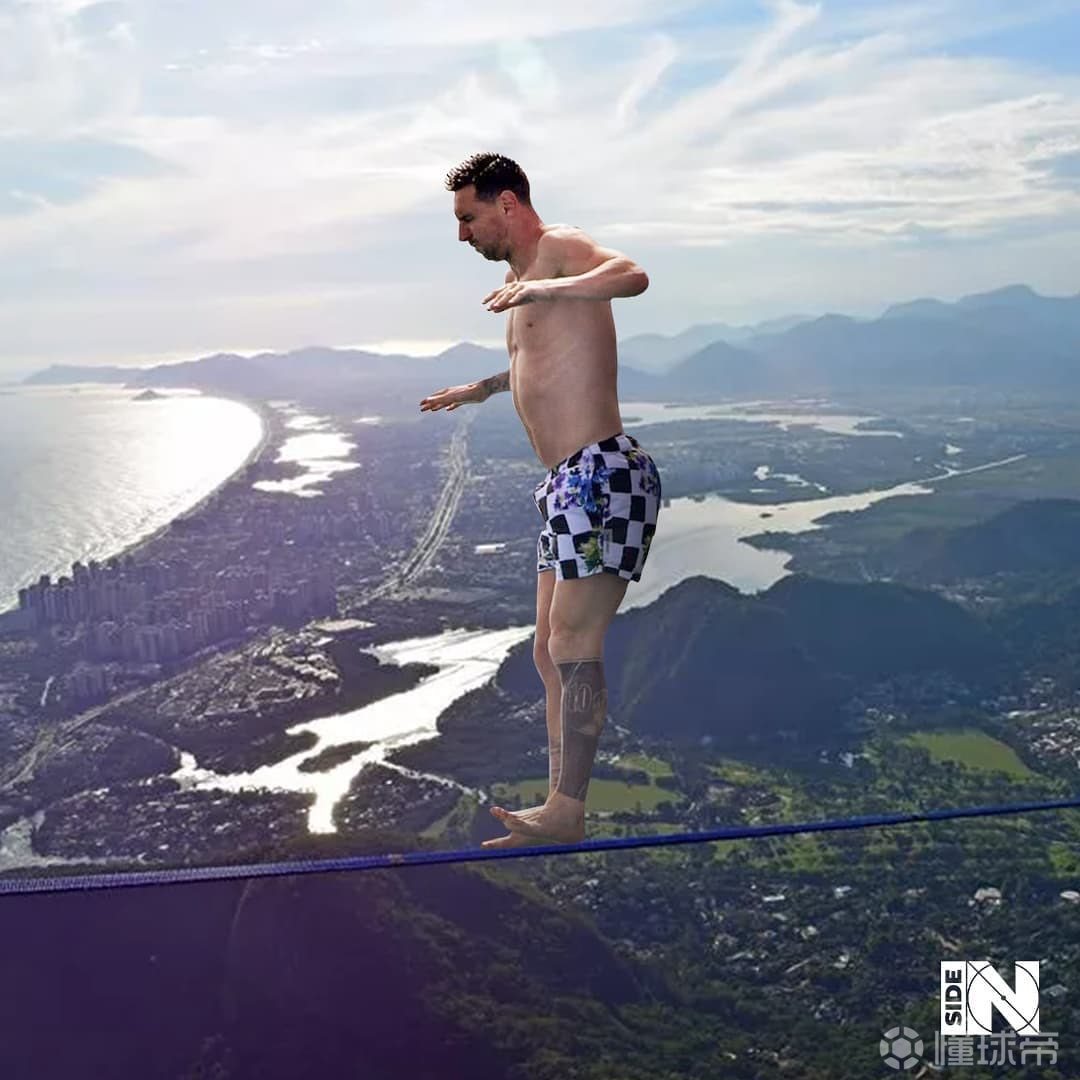 恶搞梅西跳水的趣图