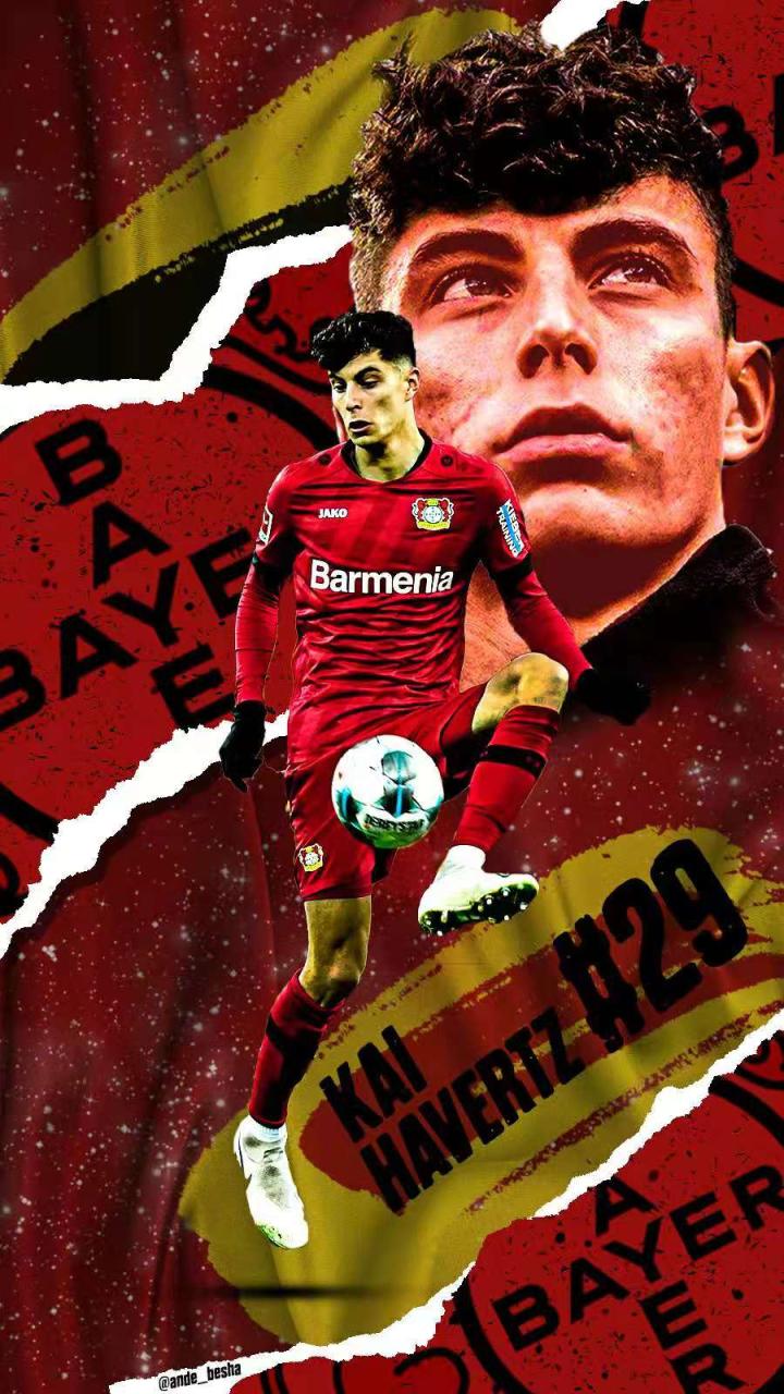 勒沃库森壁纸第二弹:前球星哈弗茨(来源:官微)