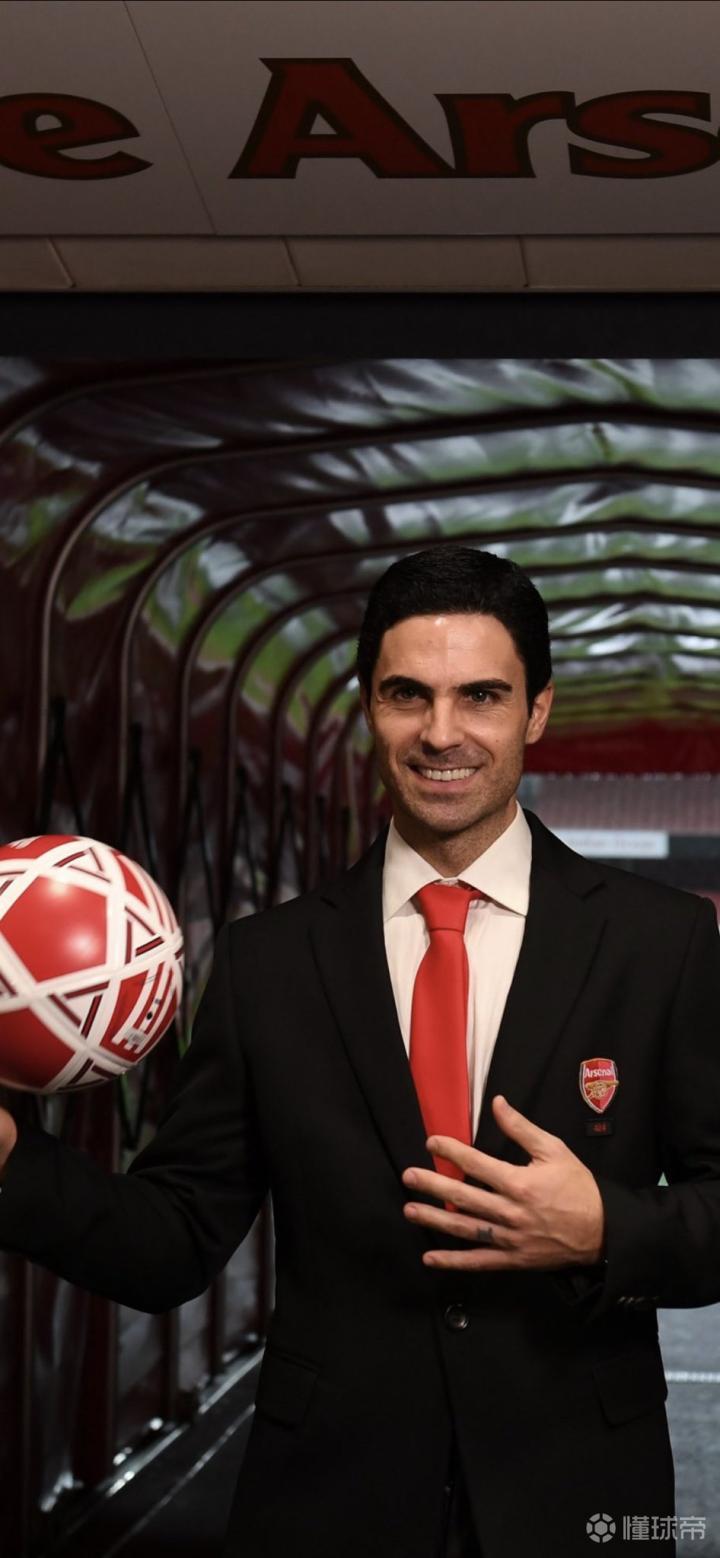 带领阿森纳走向复兴的男人阿森纳主教练阿尔特塔壁