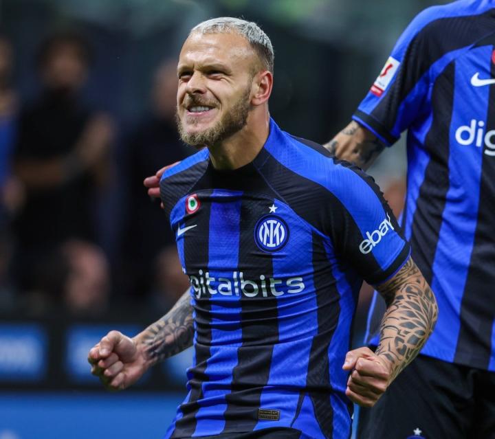 国米后卫迪马尔科本赛季欧冠运动战已送出4次助攻