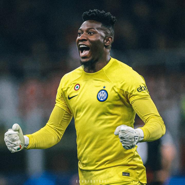 奥纳纳成为国米队史首位在欧冠单季完成7场零封的门将