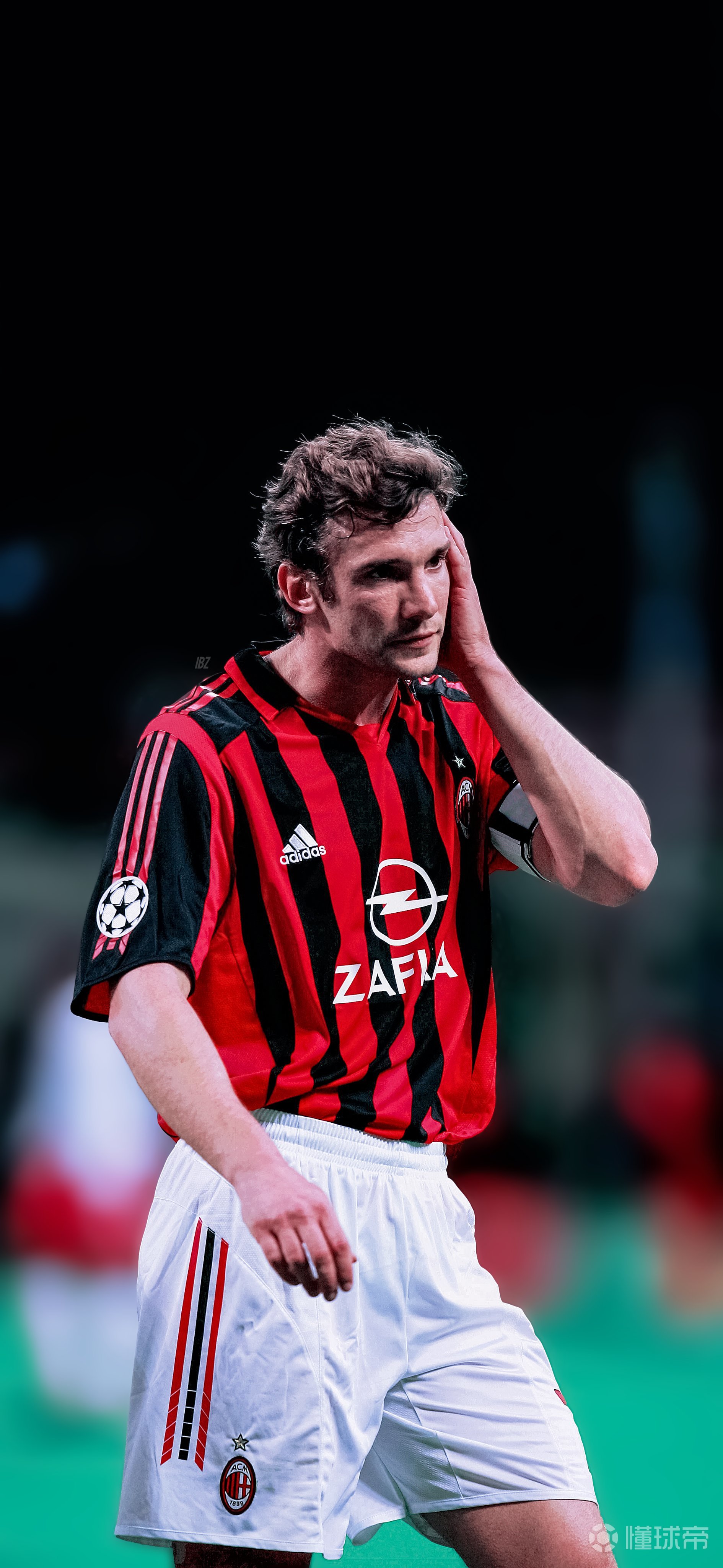 米兰传奇乌克兰核弹头舍普琴科壁纸合集 竖屏论复古.