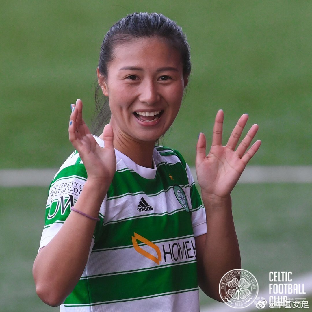 效力凯尔特人的中国女足球员沈梦雨当选亚足联周最佳留洋