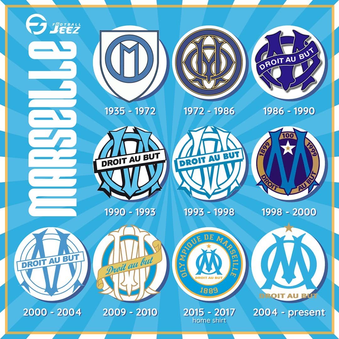 马赛人马赛队徽演变史