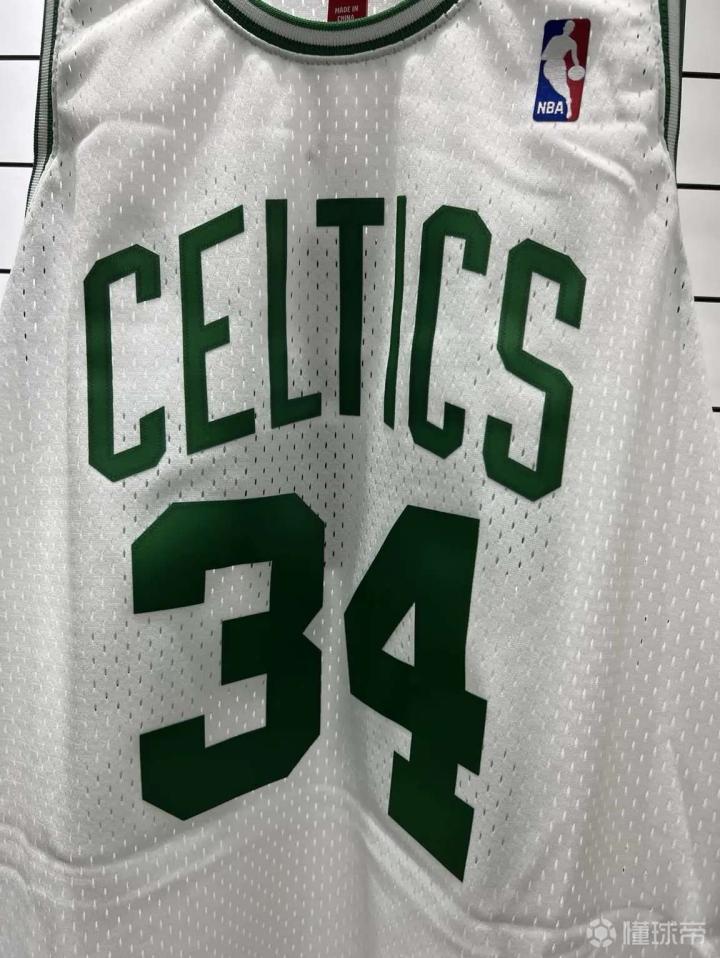 nba凯尔特人皮尔斯亲笔签名sw球衣ud