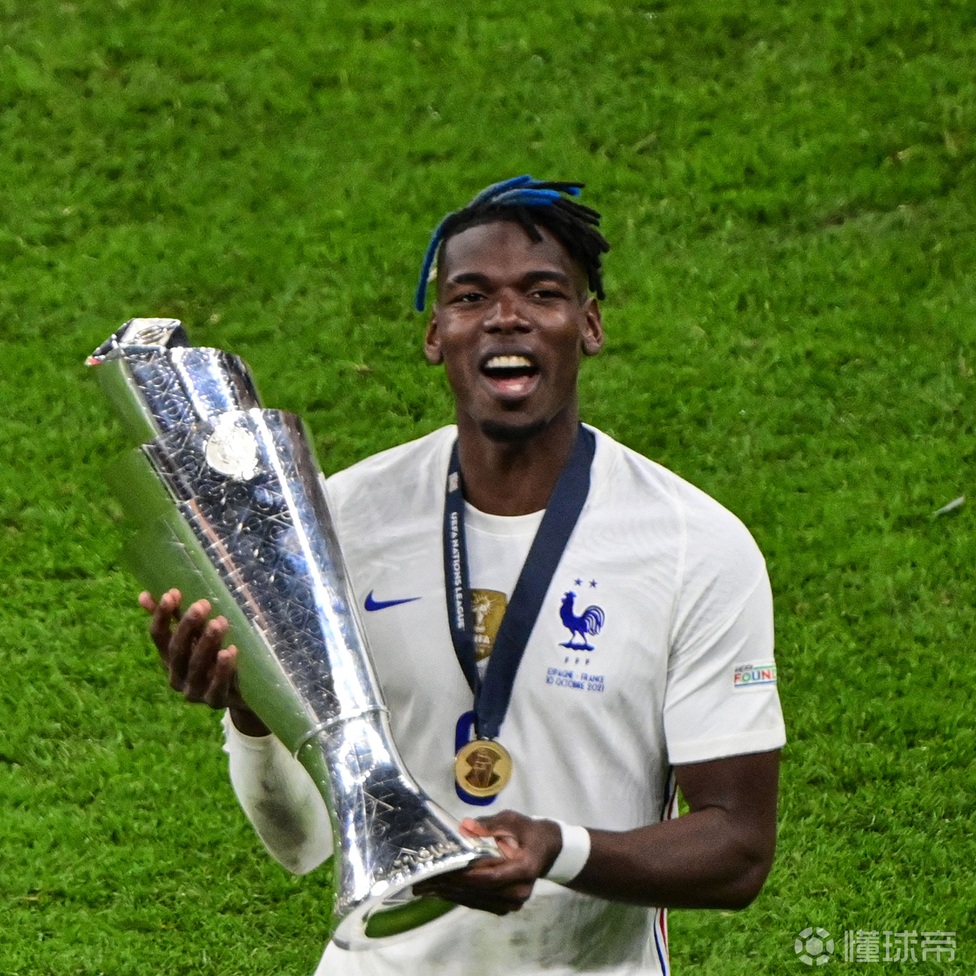 博格巴的冠军奖牌:意甲x4意大利杯x2意大利超级.