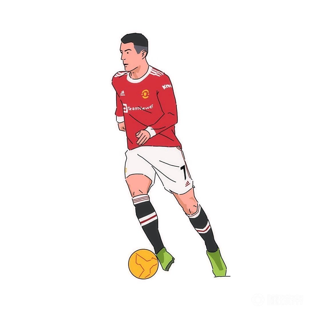 c罗插画分享适合做头像
