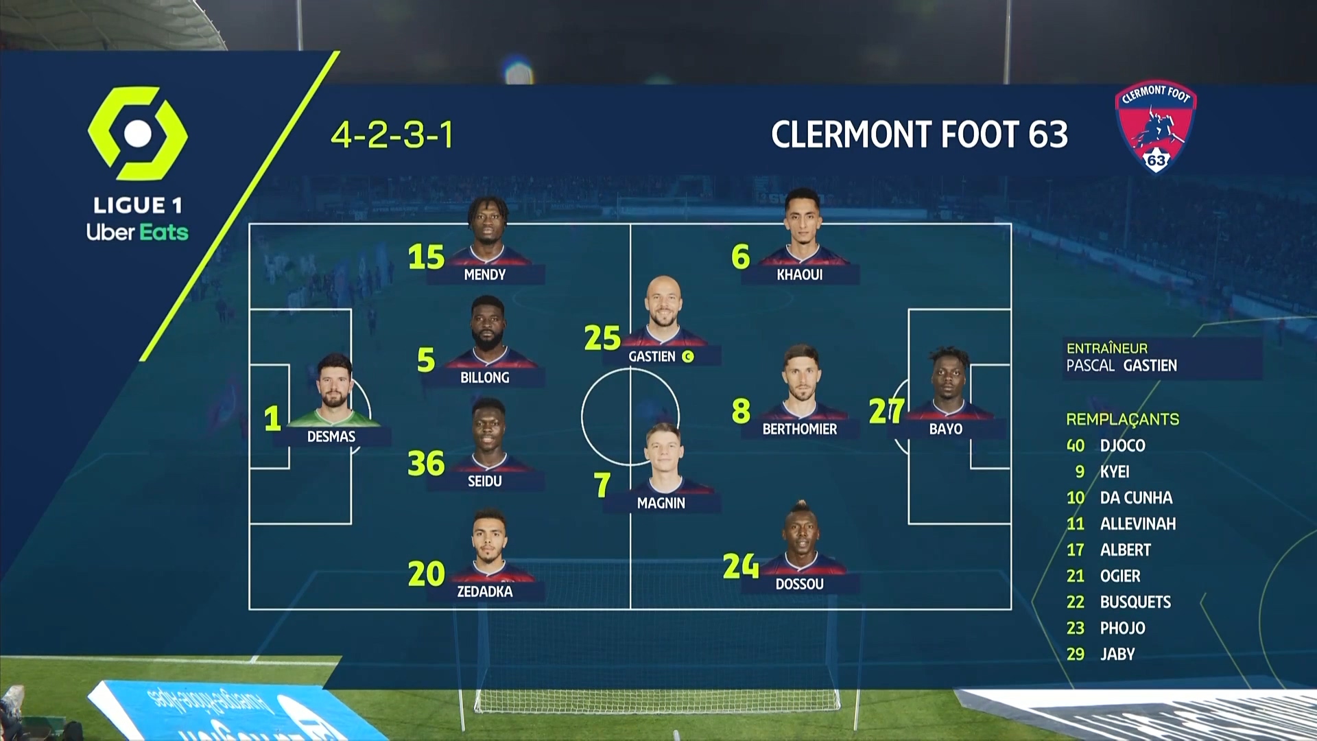 经典回顾|21-22法甲31 克莱蒙1-6巴黎圣日耳曼