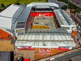 安菲尔德球场看台翻新工程计划加速 容量将增加至6.1万人