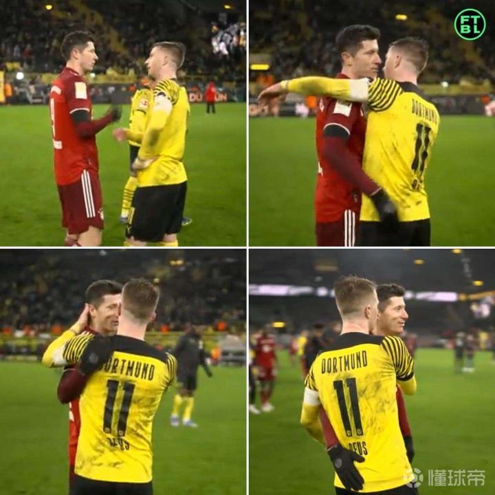 罗伊斯与莱万神仙友谊