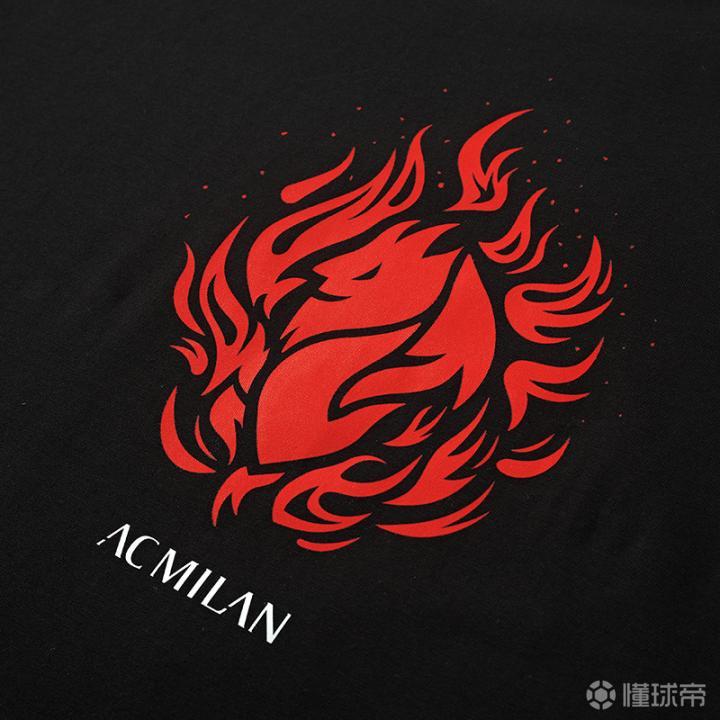 ac米兰队徽系列,恶魔系列上新!队徽黑色polo.|ac米兰|懂球帝