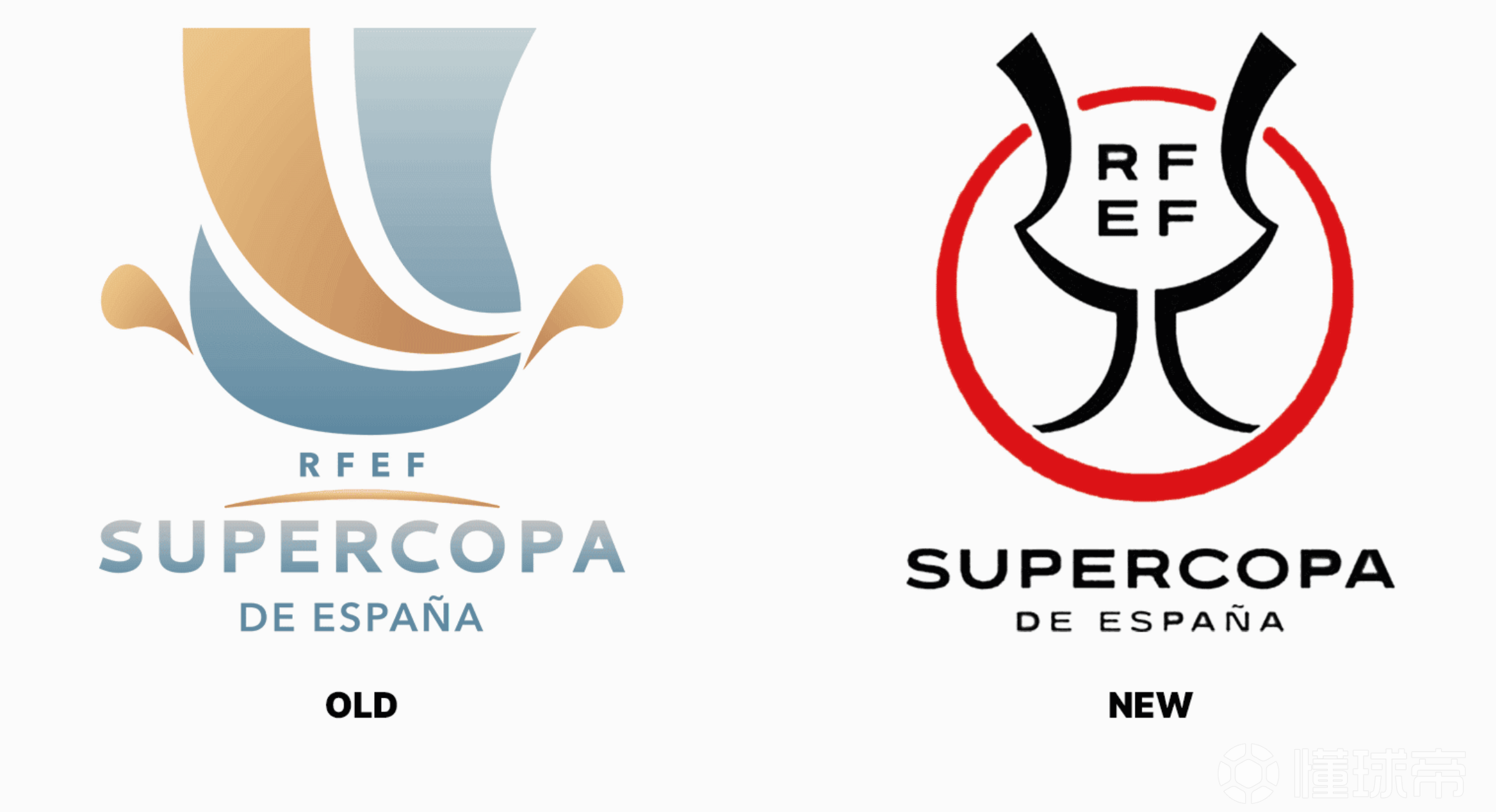 全新西班牙超级杯的官方新标志即superco