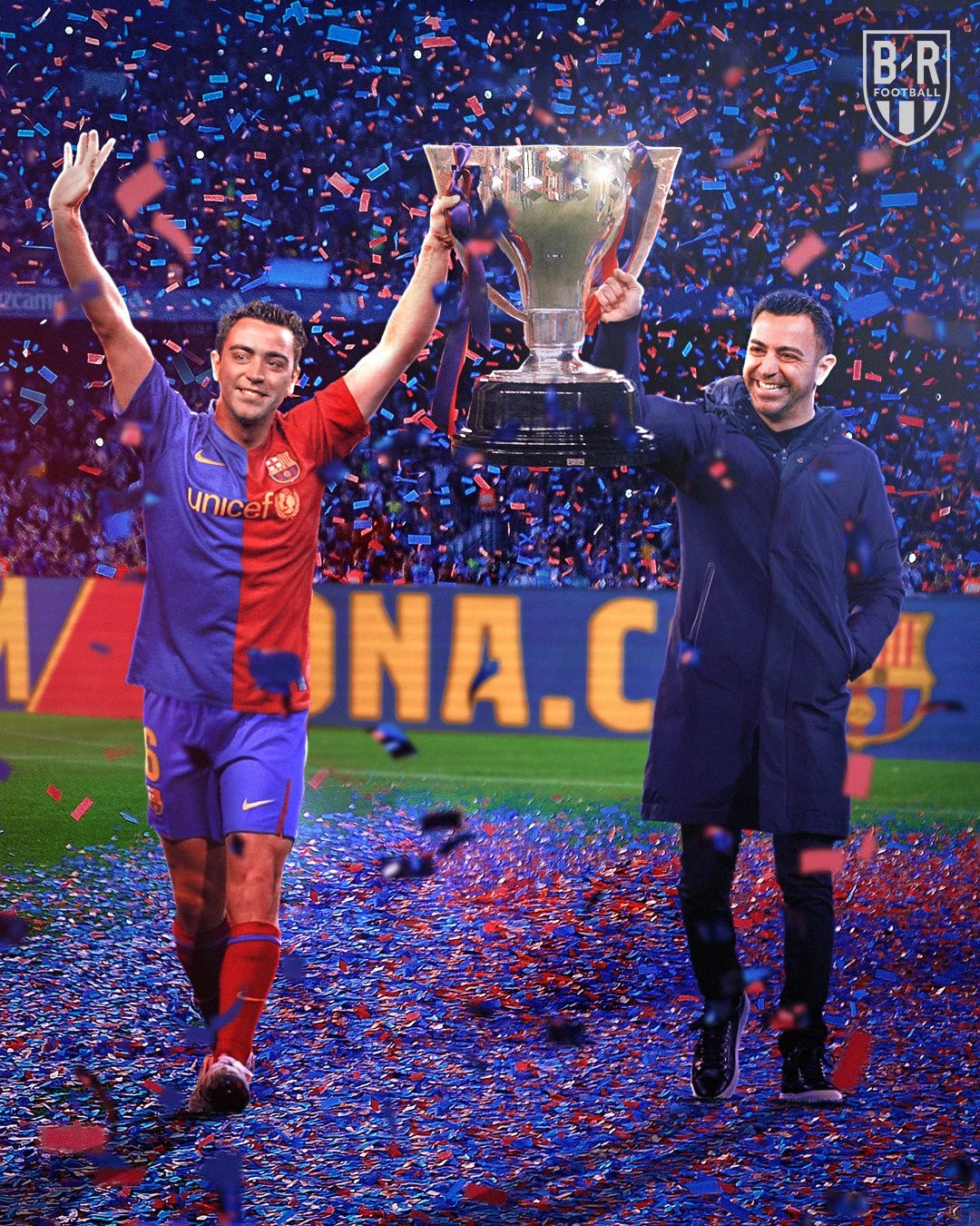 哈维第9次夺得西甲冠军第一次作为巴萨主帅夺冠