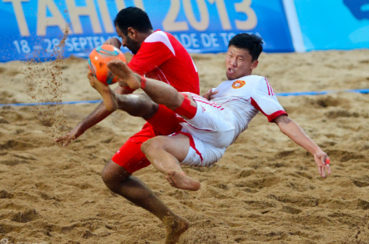 中国沙滩足球迎来新力量 打破发展瓶颈提高竞争力