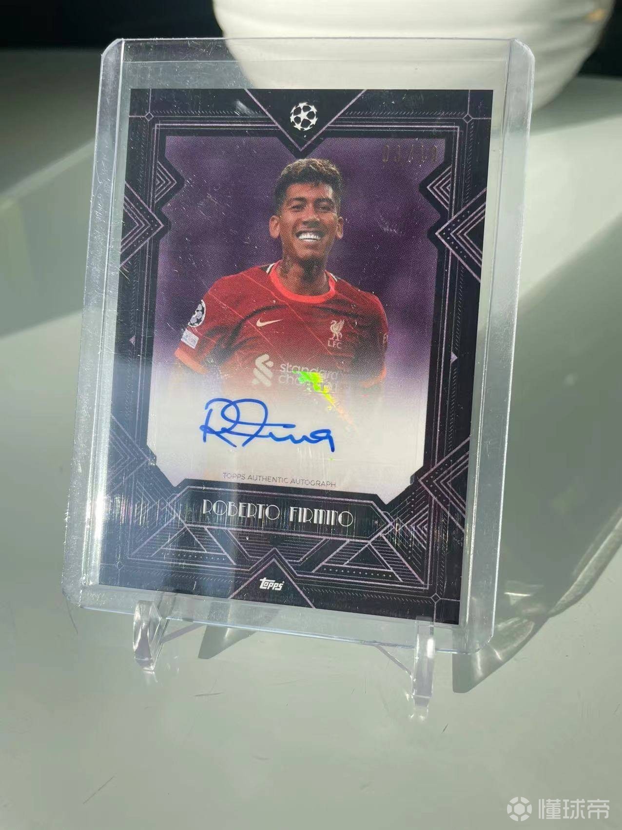 菲尔米诺3/10低编签字!德佩神奇号码特卡,1/1!