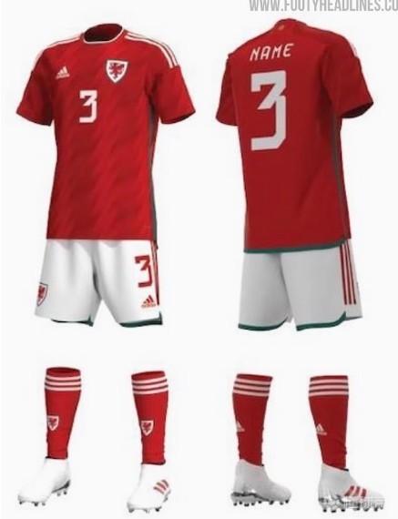威尔士队主场球衣