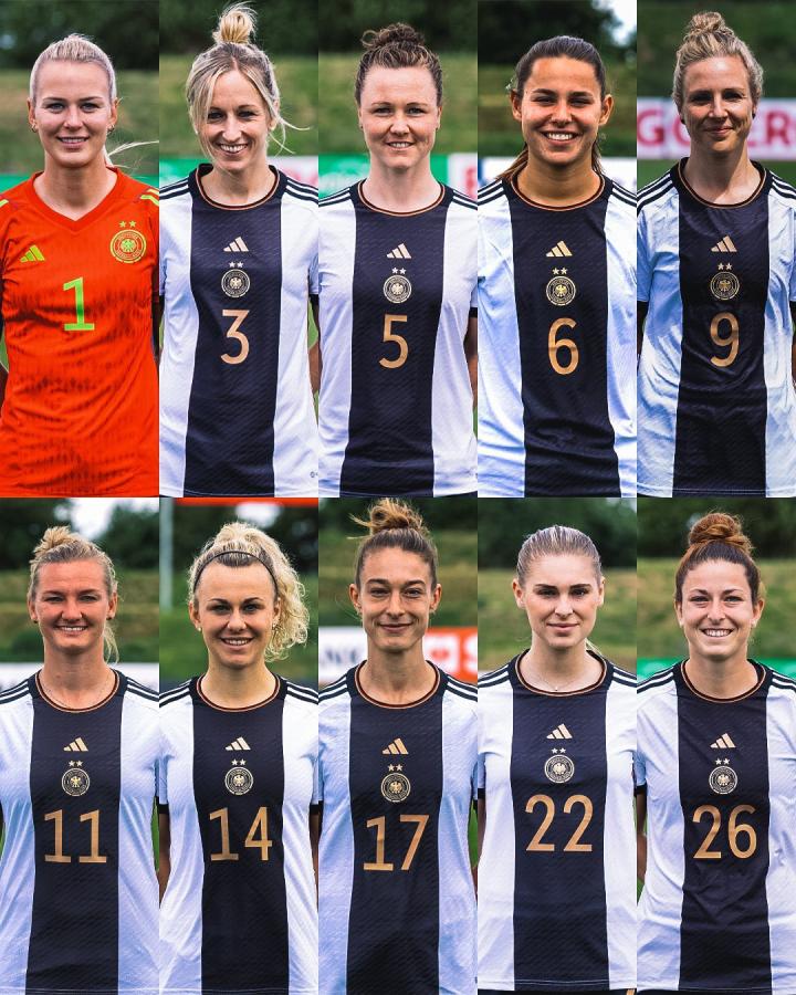 德国女足世界杯大名单公布沃尔夫斯堡十人入选