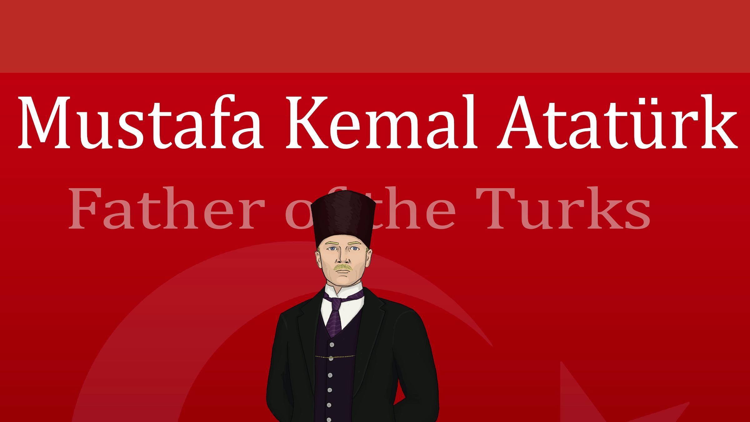 为"土耳其人的父亲",其纪念的是土耳其共和国的开国元勋凯末尔(kemal)
